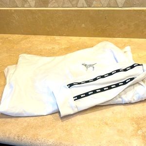 PINK bling hooded tee - size medium